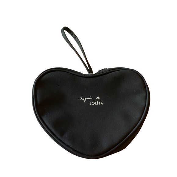 Agnes B Lolita Heart Shaped Bag - Picture 1 of 2
